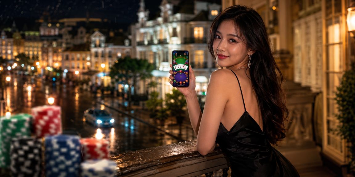 Người chơi bài tại Đà Lạt với khung cảnh núi đồi xanh mát và bàn chơi truyền thống