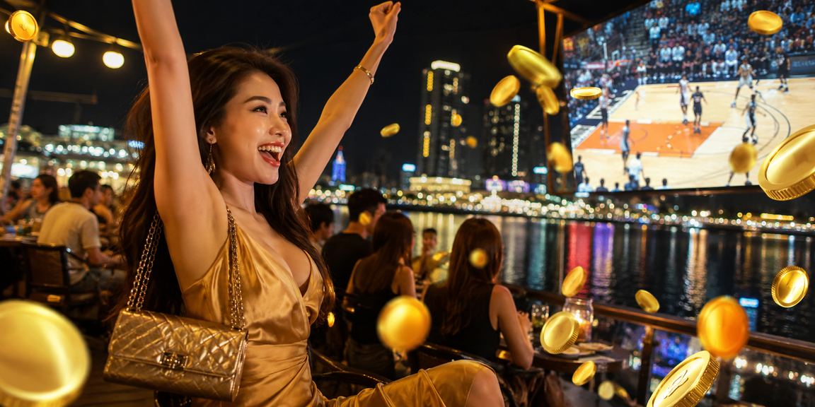 Không gian cá cược thể thao trực tuyến Việt Nam với màn hình theo dõi trận đấu
